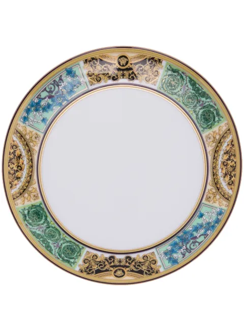 Versace 范思哲 Barocco Mosaic 陶瓷餐盘（21厘米）