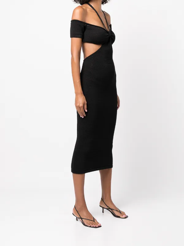 Cult Gaia Alicia Knit cold-shoulder 
