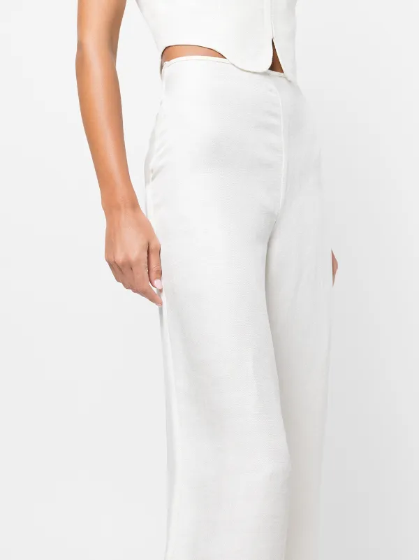 【送料&関税込】Cult Gaia Kora Pants In White Linen KORA PANT - OFF WHITE LINEN – CULT GAIA