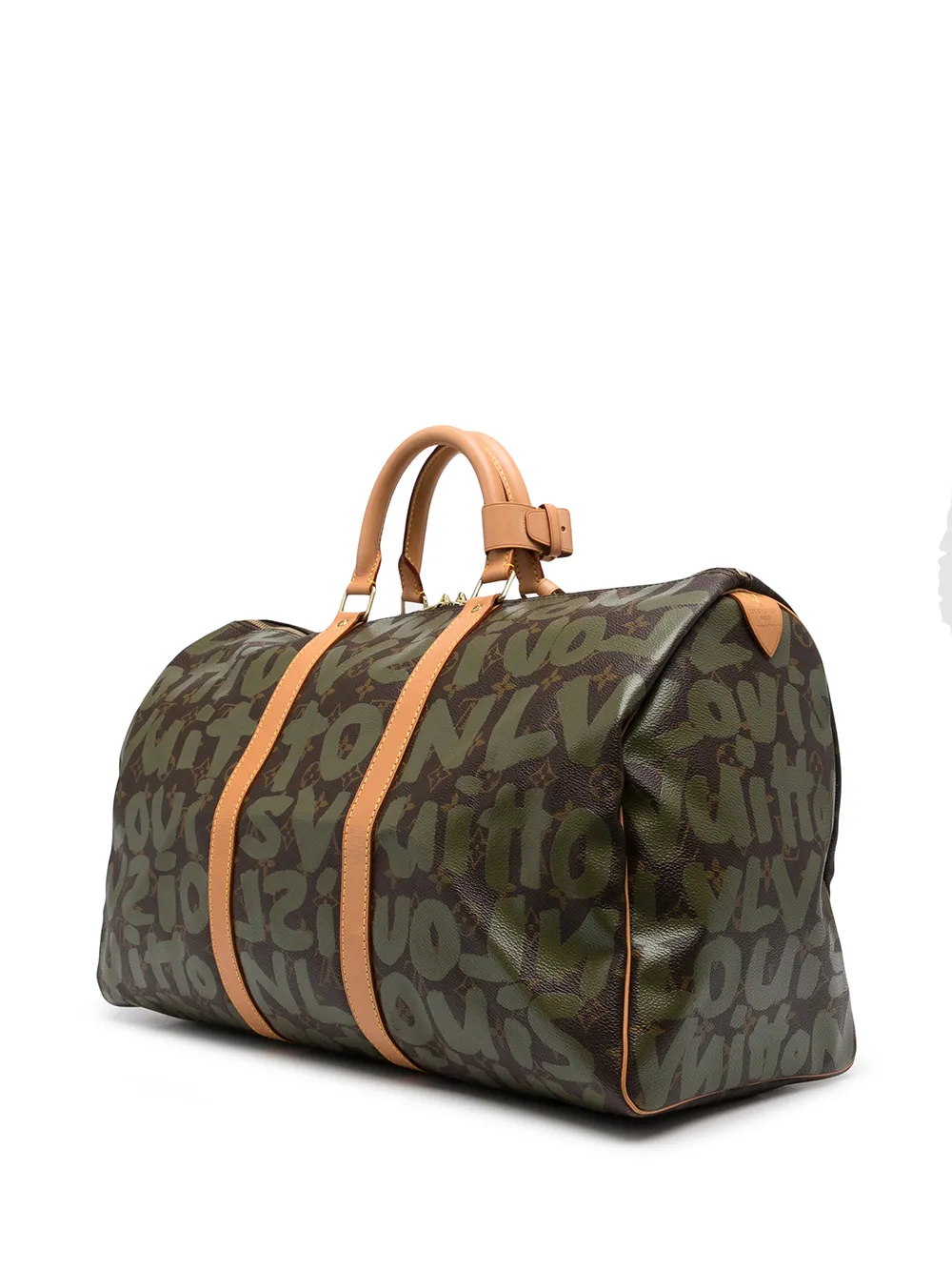 фото Louis vuitton дорожная сумка keepall 50 2001-го года из коллаборации со stephen sprouse