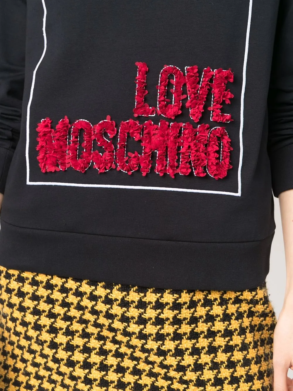 фото Love moschino толстовка с логотипом