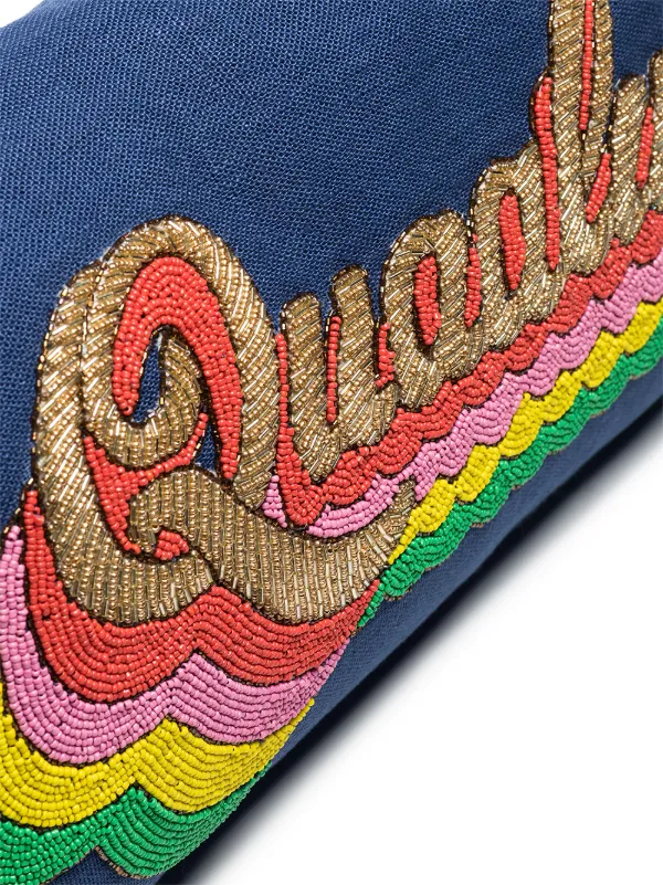 Jonathan Adler Quaaludes beaded-embellished Cushion Blue