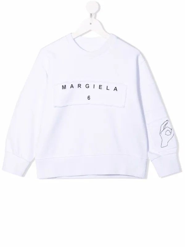 MM6 Maison Margiela Kids ロゴ スウェットシャツ - Farfetch