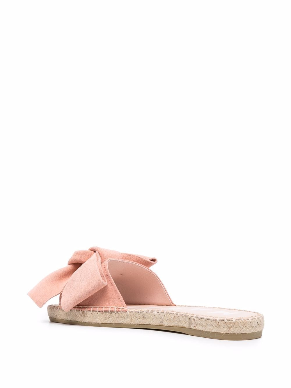 Shop Manebi Bow-detail Sandals In Rosa