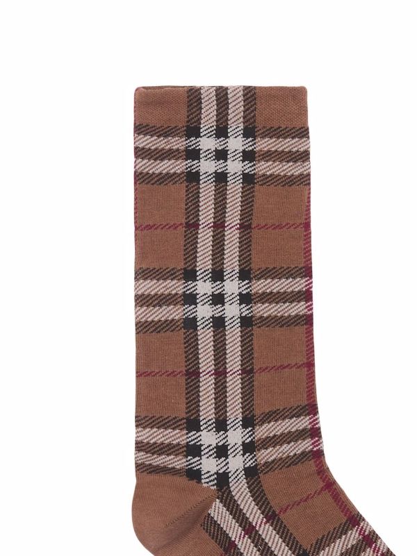 burberry check socks