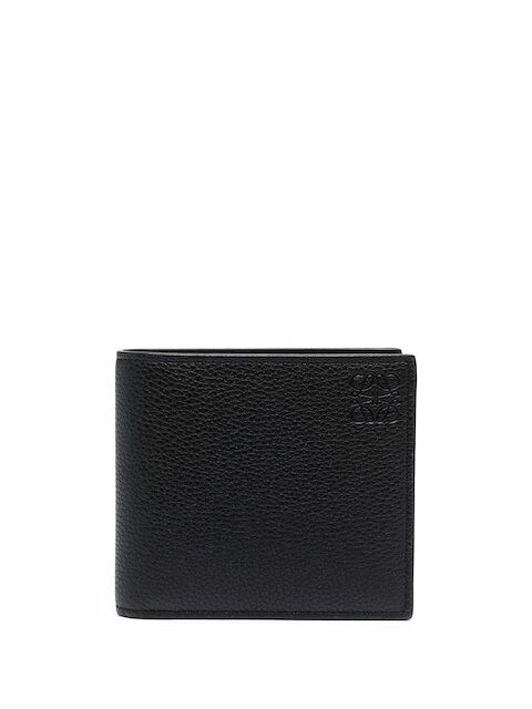 LOEWE grained leather bi-fold wallet