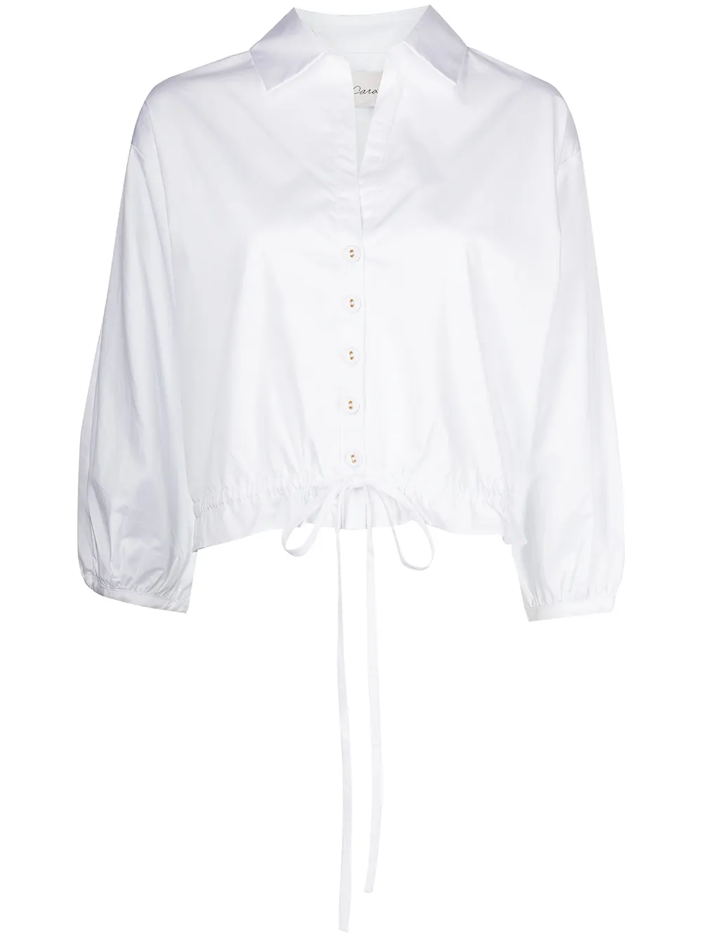 Cara Cara блузка с кулиской и вышивкой