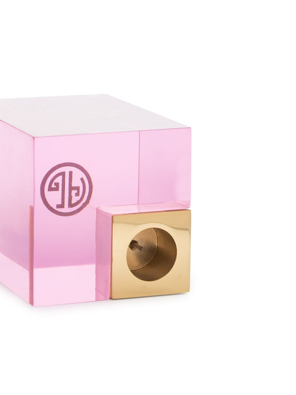 Shop Jonathan Adler Monte Carlo Candle Holder In Rosa