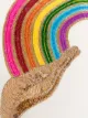 Jonathan Adler Rainbow Hand beaded pillow