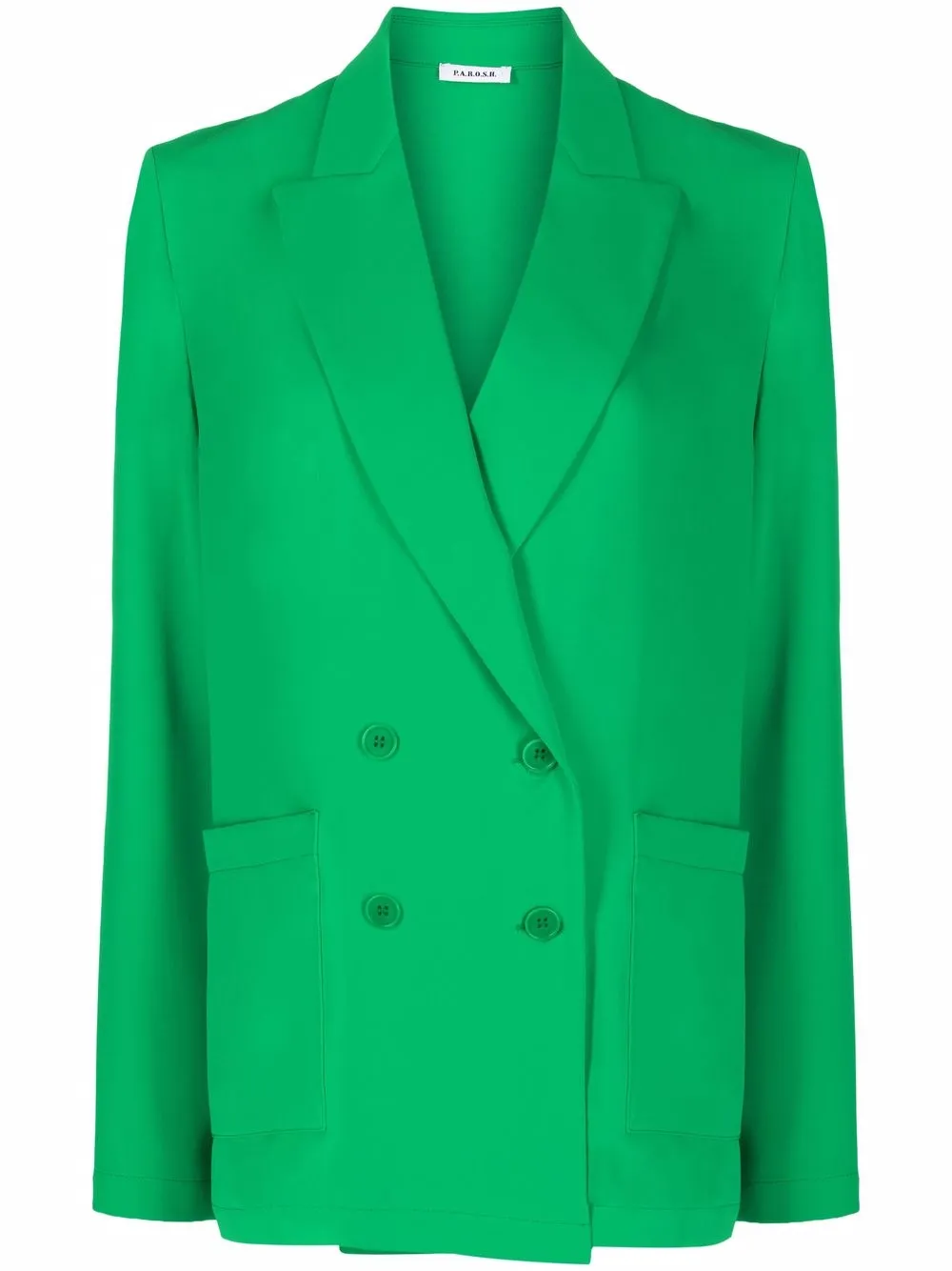 P.A.R.O.S.H. blazer con doble botonadura - Verde
