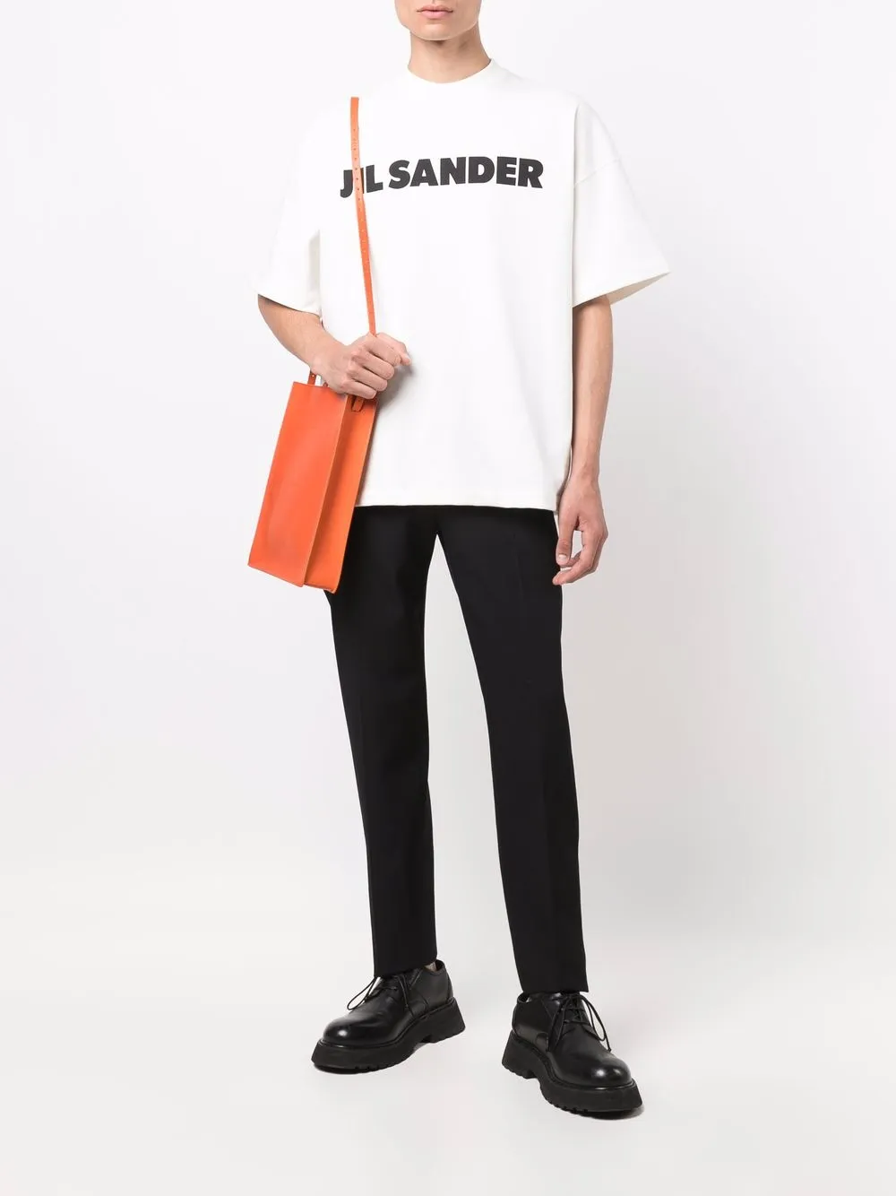 фото Jil sander футболка с логотипом