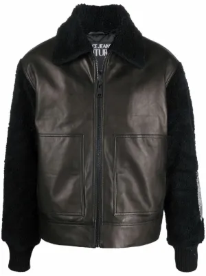 Versace jeans 2025 leather jacket