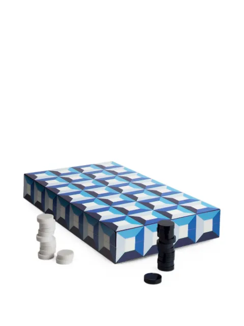 Jonathan Adler checkboard backgammon set