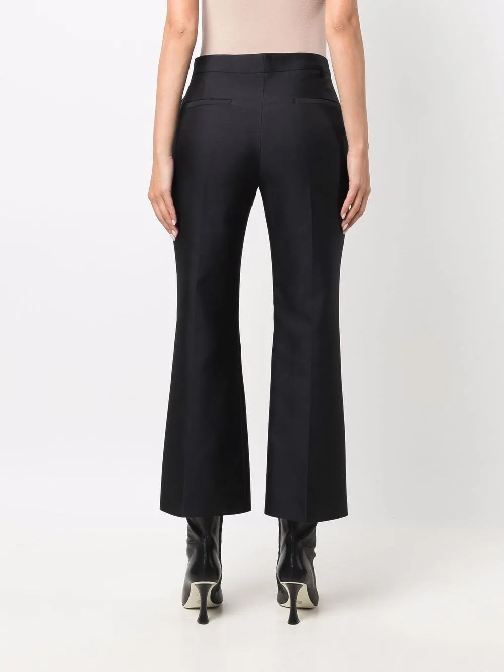 фото Jil sander укороченные расклешенные брюки
