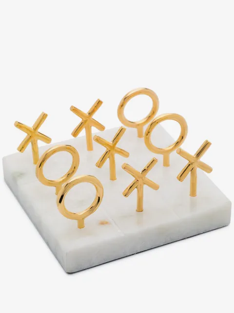 Jonathan Adler marble Tic-Tac-Toe set