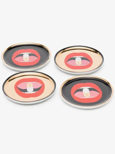 Jonathan Adler lot de quatre sous-verres Full Dose Coaster