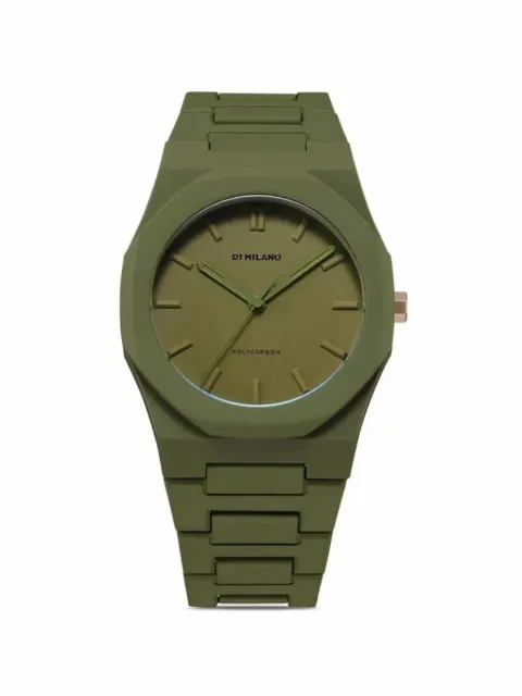 D1 Milano reloj Polycarbon Military Green de 40.5mm