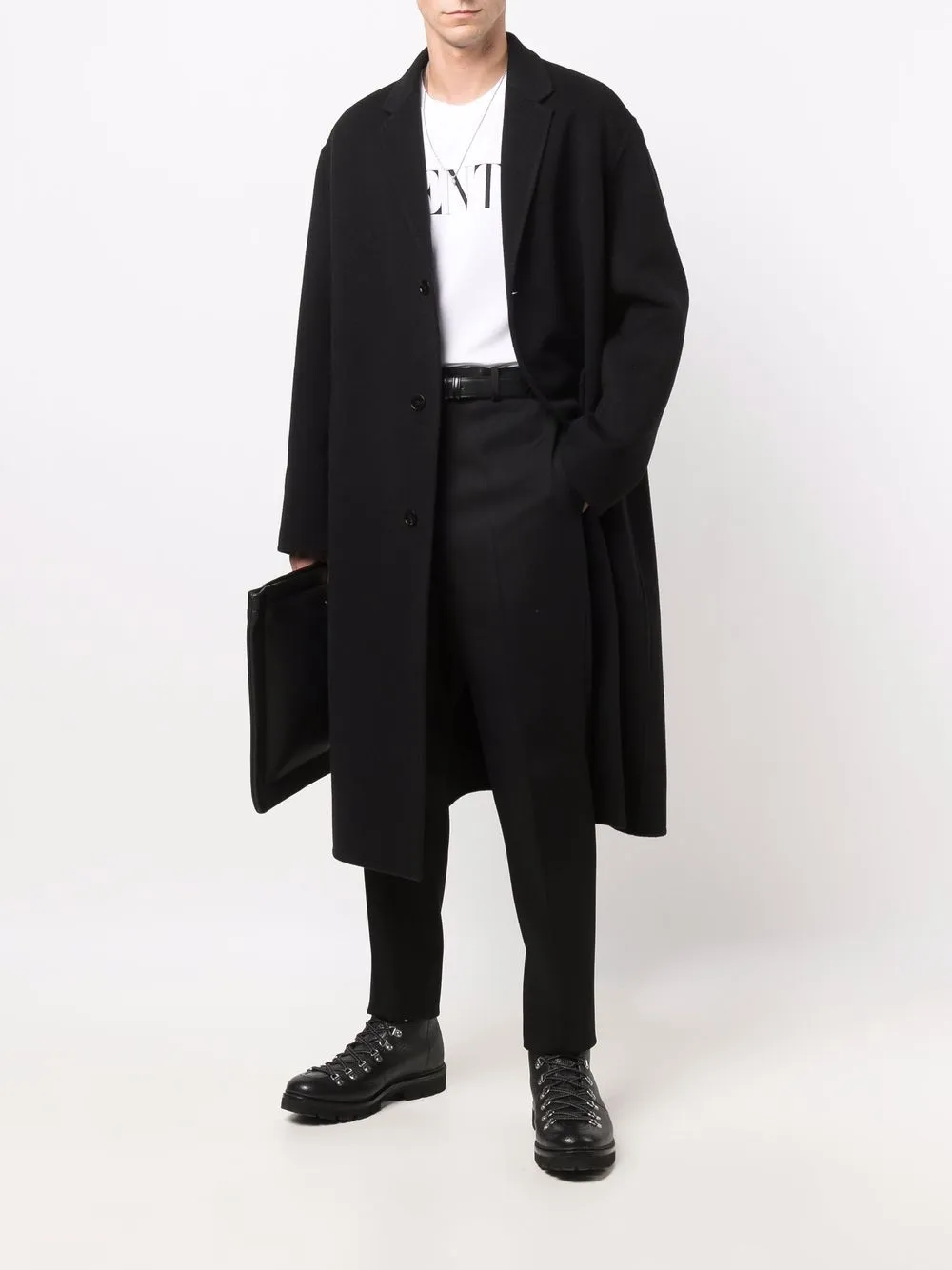 фото Jil sander однобортное пальто