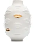 Jonathan Adler Gilded Gala porcelain vase - White