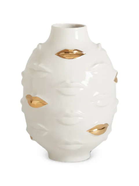 Jonathan Adler Gilded Gala porcelain vase