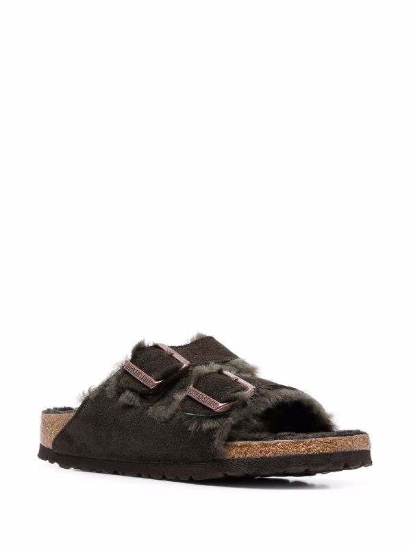 Shearling 2025 lined birkenstocks