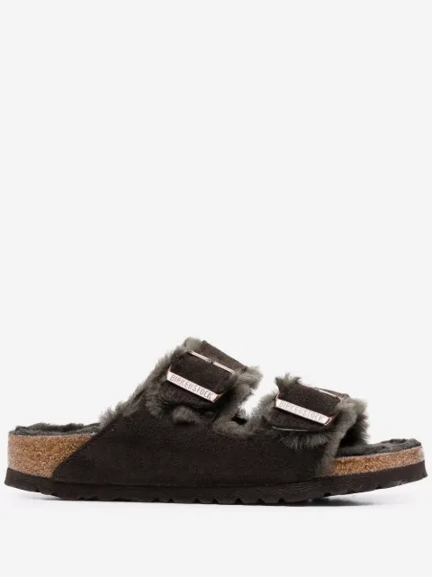 Birkenstock Sandalen mit Shearling