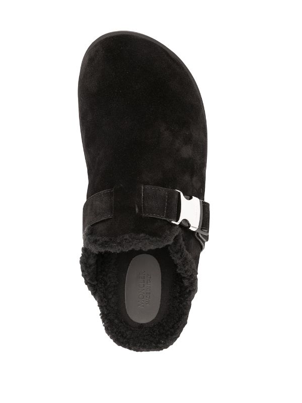 Shop Moncler Mon Mules slip-on shoes with Express Delivery - FARFETCH