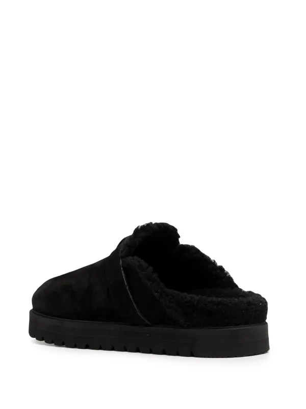 Shop Moncler Mon Mules slip-on shoes with Express Delivery - FARFETCH