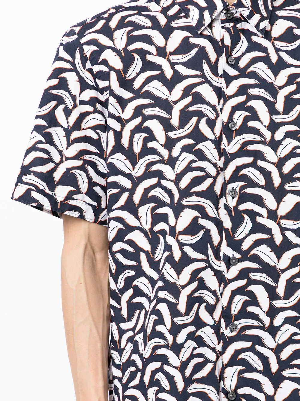 фото Boss рубашка с короткими рукавами и принтом