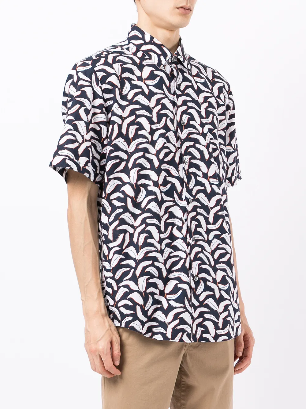 фото Boss рубашка с короткими рукавами и принтом