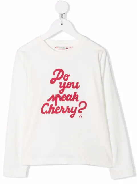 Bonpoint slogan-print T-shirt