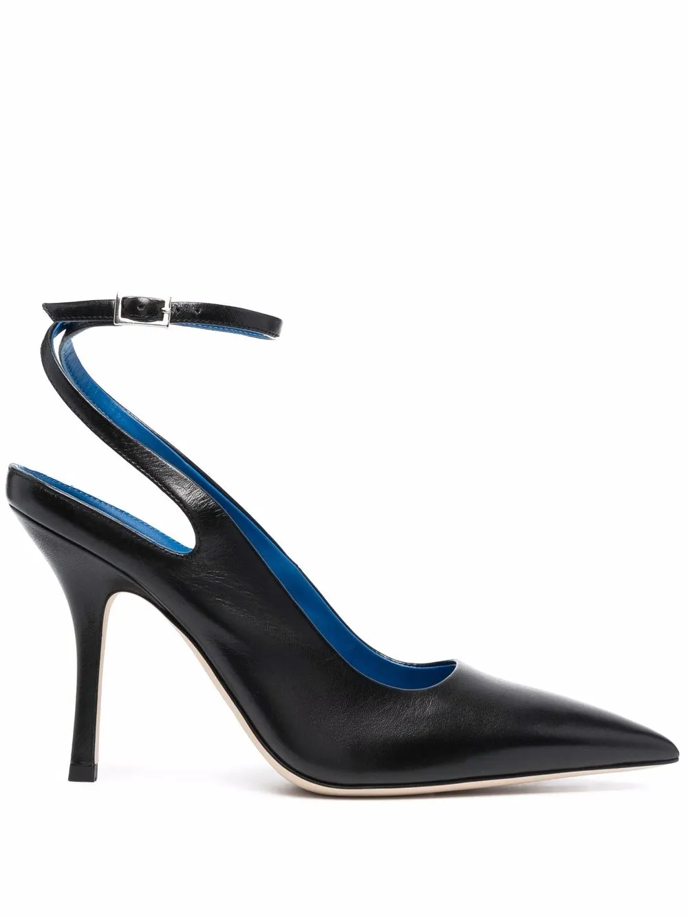 Paris Texas zapatillas con puntera en punta - Negro