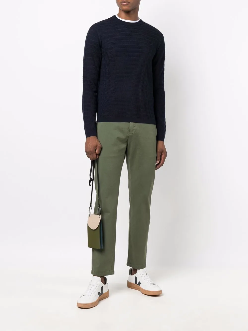 Department 5 Cropped chino - Groen