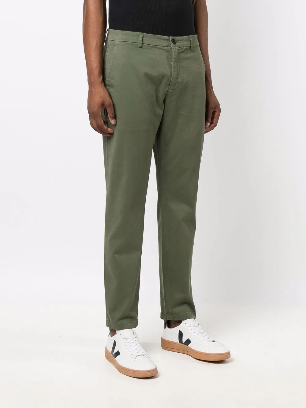 Department 5 Cropped chino Groen