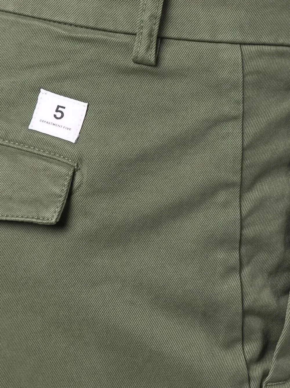 Department 5 Cropped chino Groen