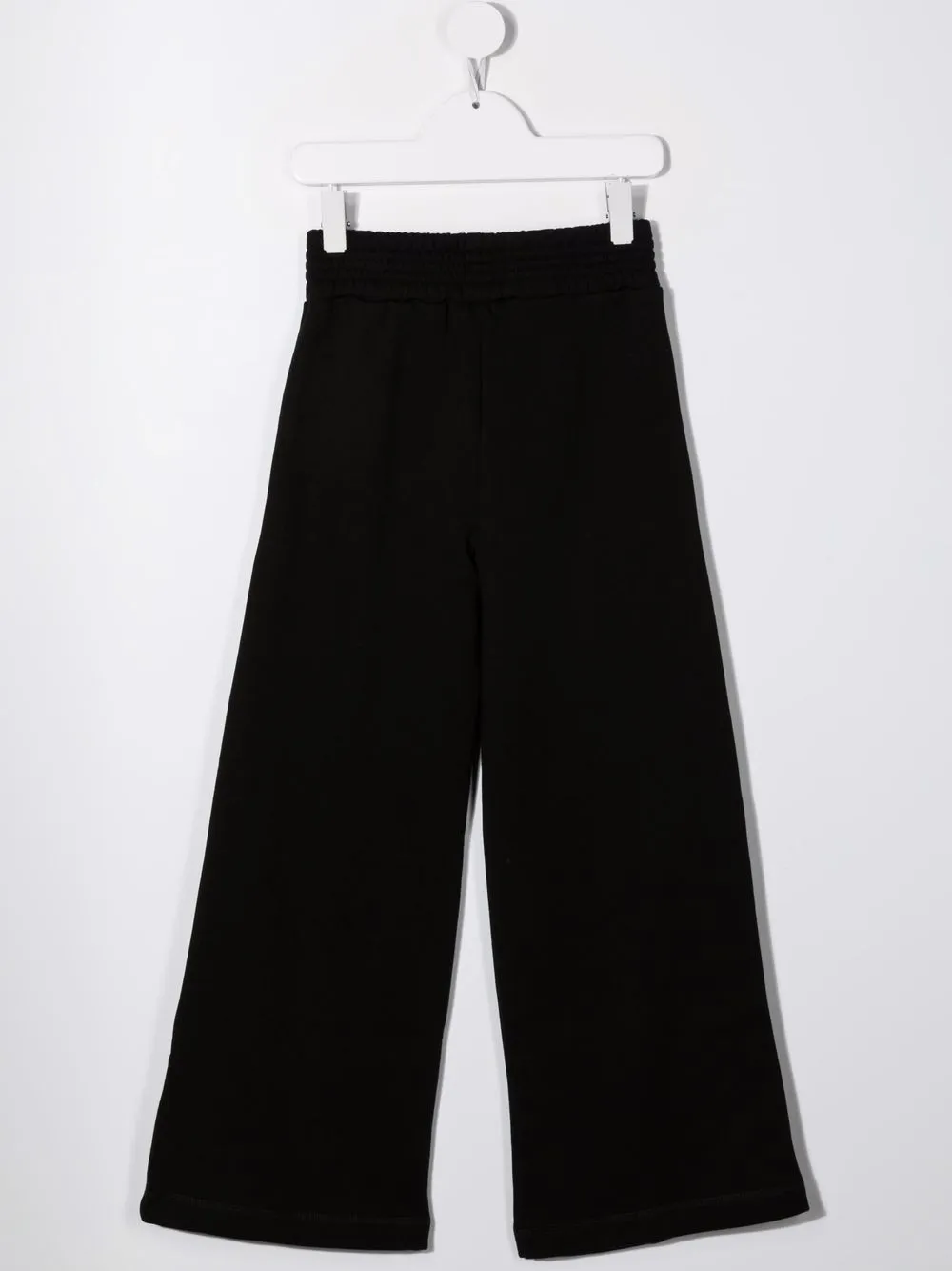 фото Msgm kids спортивные брюки широкого кроя с логотипом