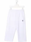 MM6 Maison Margiela Kids logo-print track pants - White