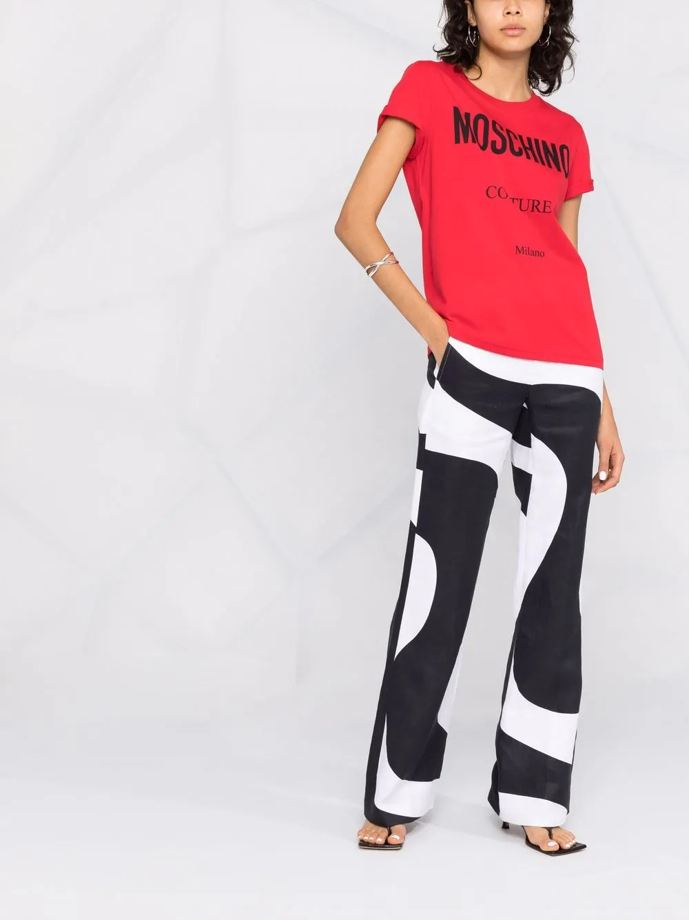 фото Moschino футболка с логотипом