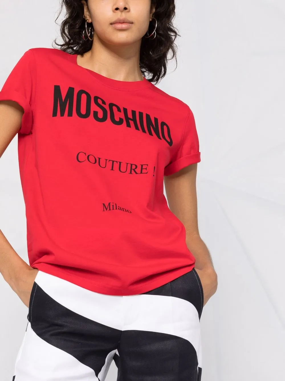 фото Moschino футболка с логотипом