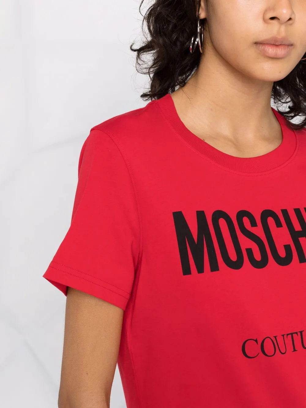 фото Moschino футболка с логотипом