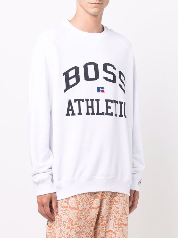 hugo boss sweatshirt white