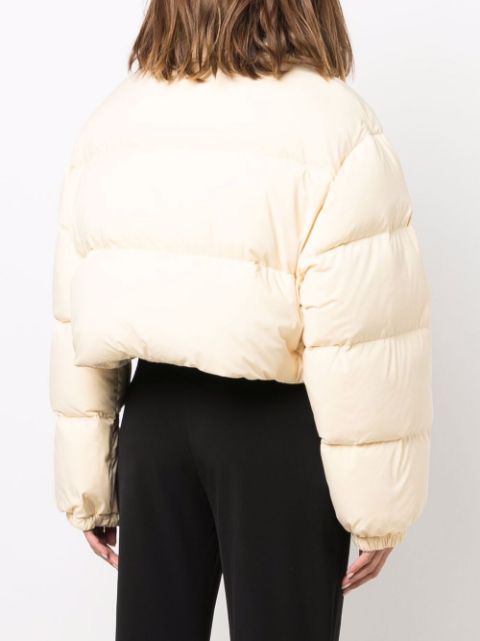 Miu Miu Cropped Puffer Jacket - Farfetch