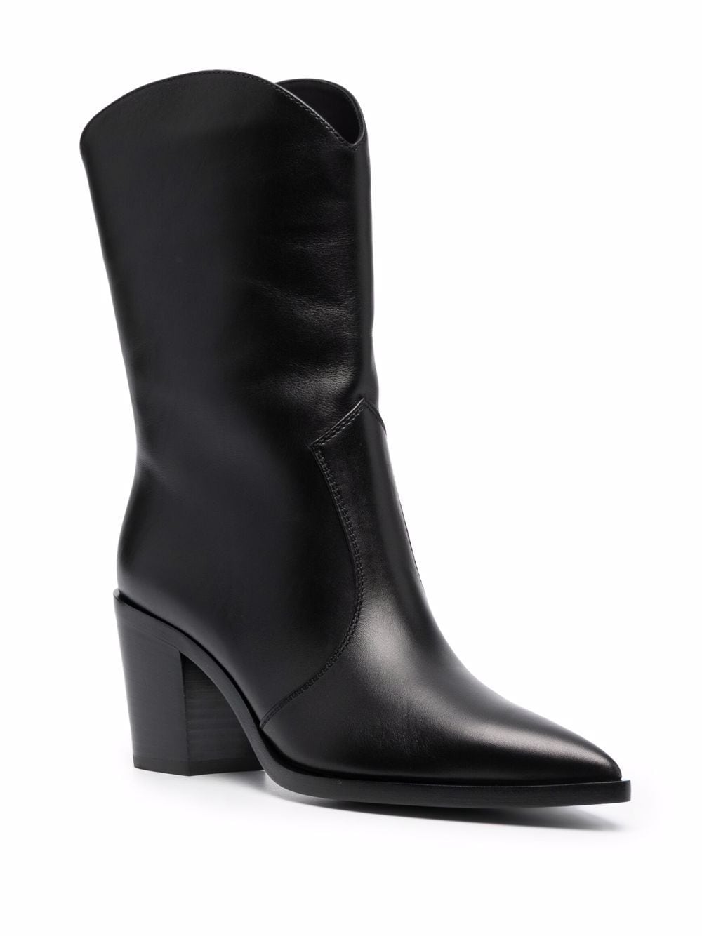 Image 2 of Gianvito Rossi pointed leather boots