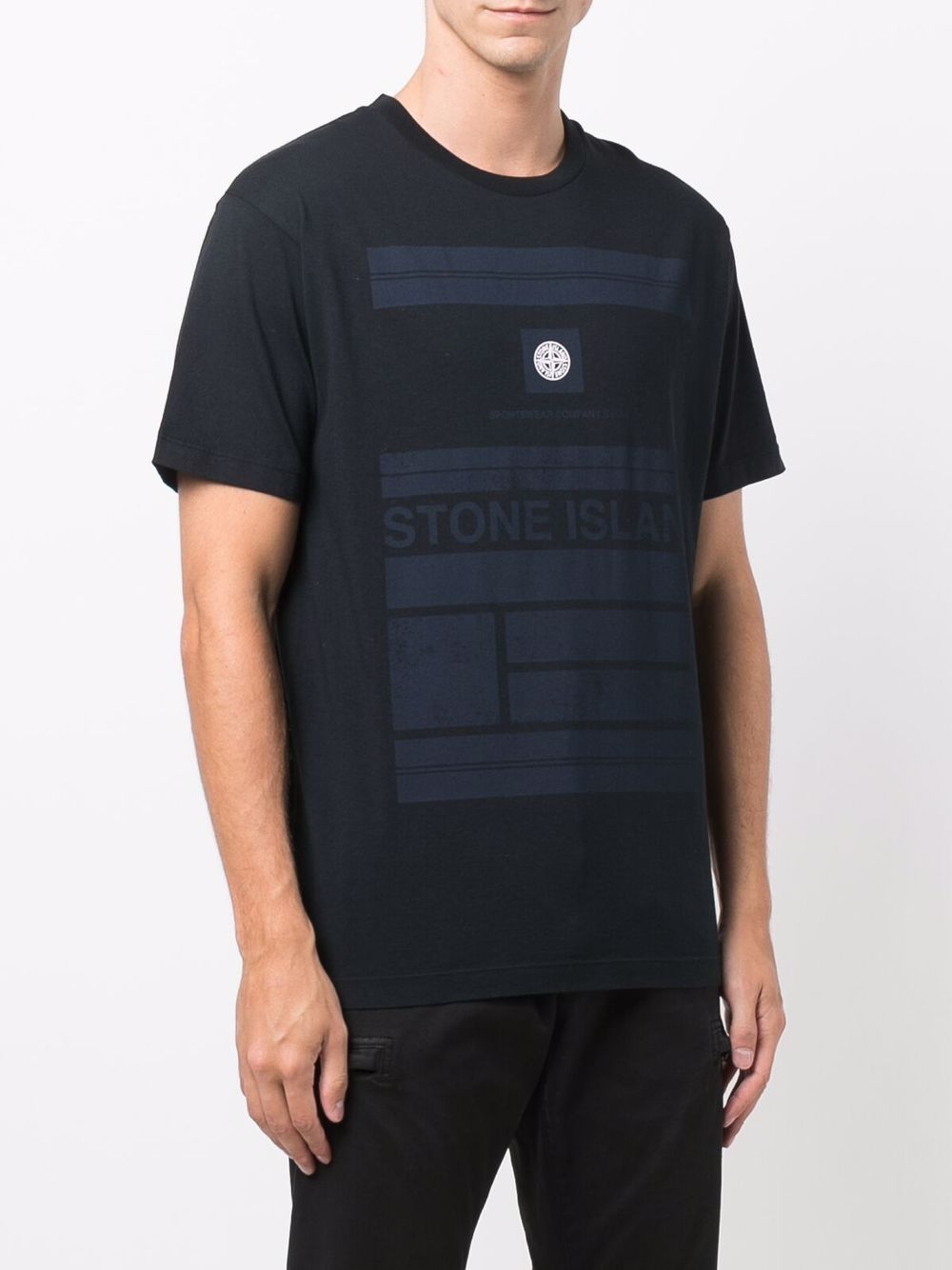 фото Stone island футболка с нашивкой-логотипом