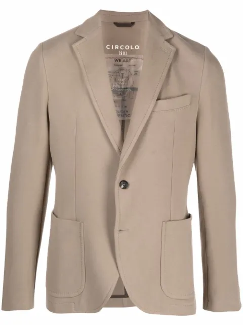 Circolo 1901 blazer con solapas de muesca y botones
