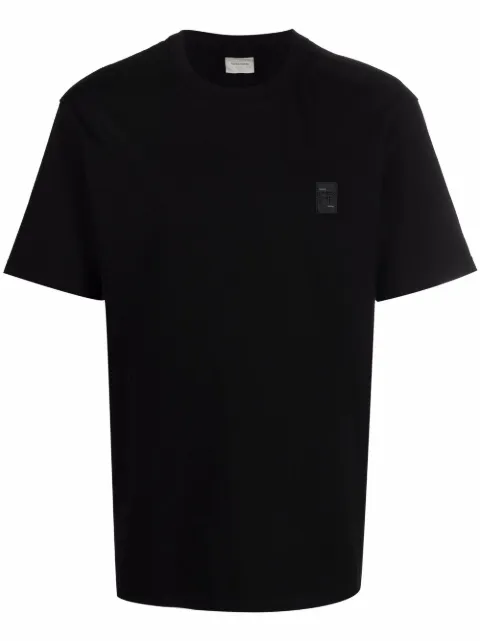 Filling Pieces Lux logo-patch organic cotton T-shirt