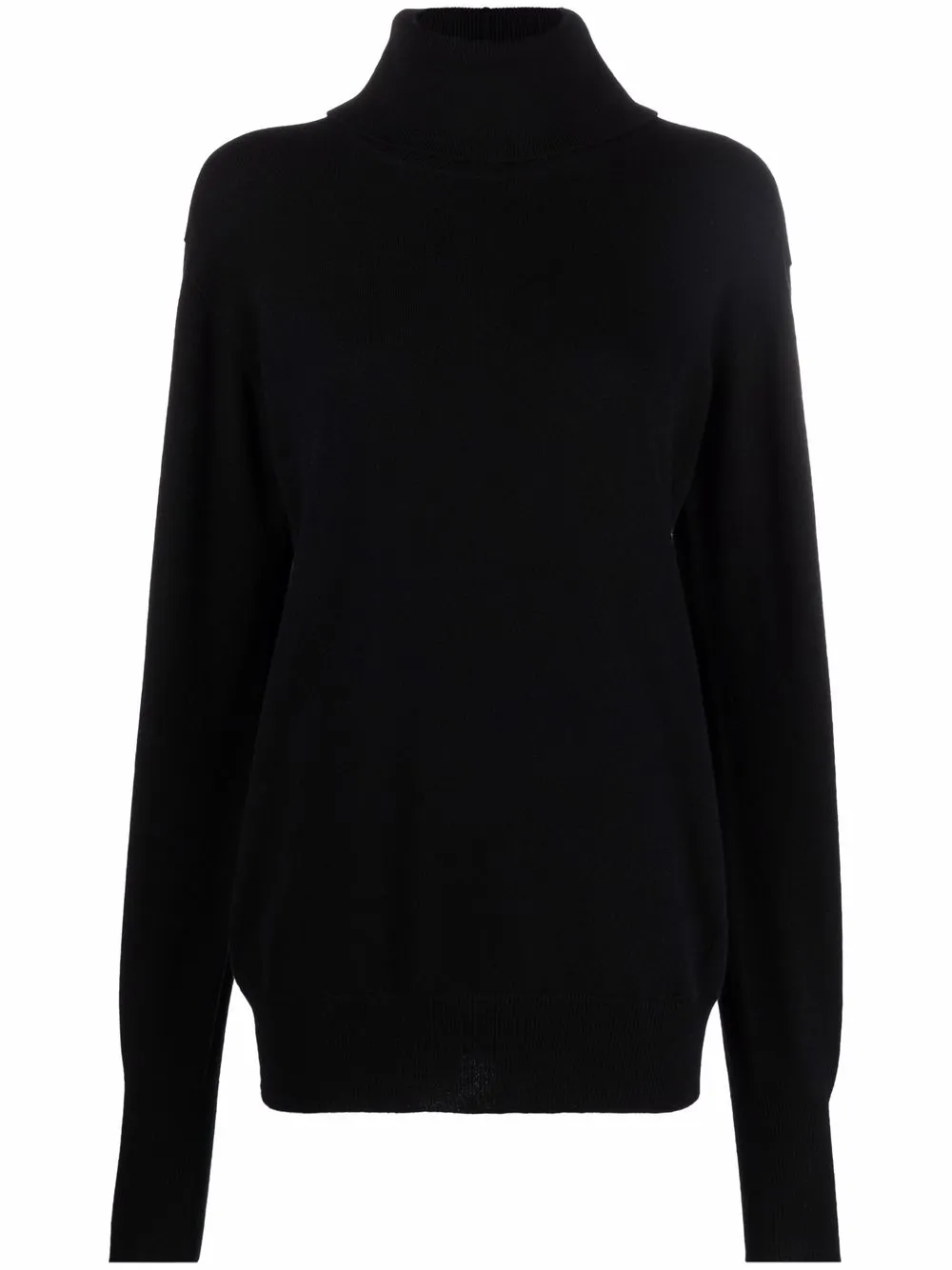 

Jil Sander roll neck cashmere jumper - Black