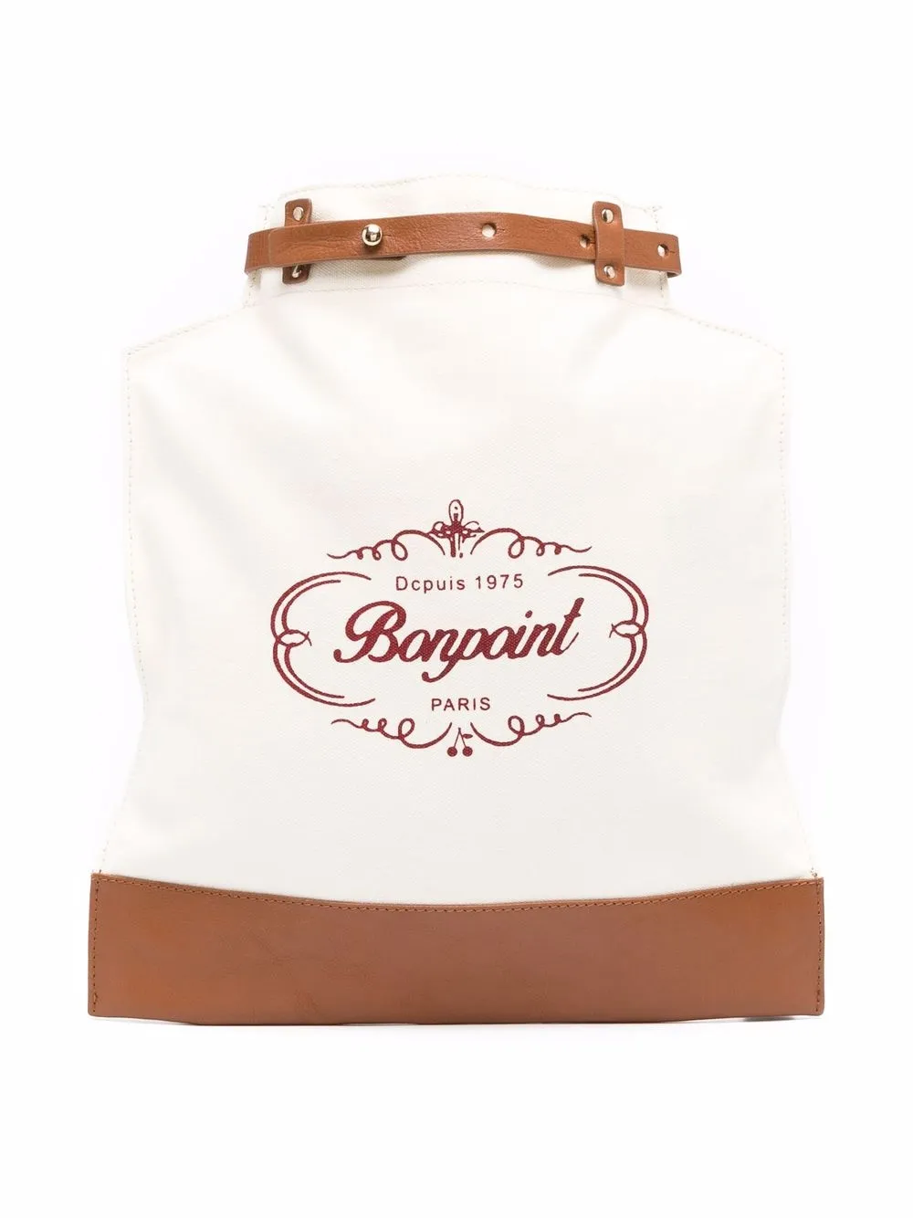 

Bonpoint bolsa con logo estampado - Neutro