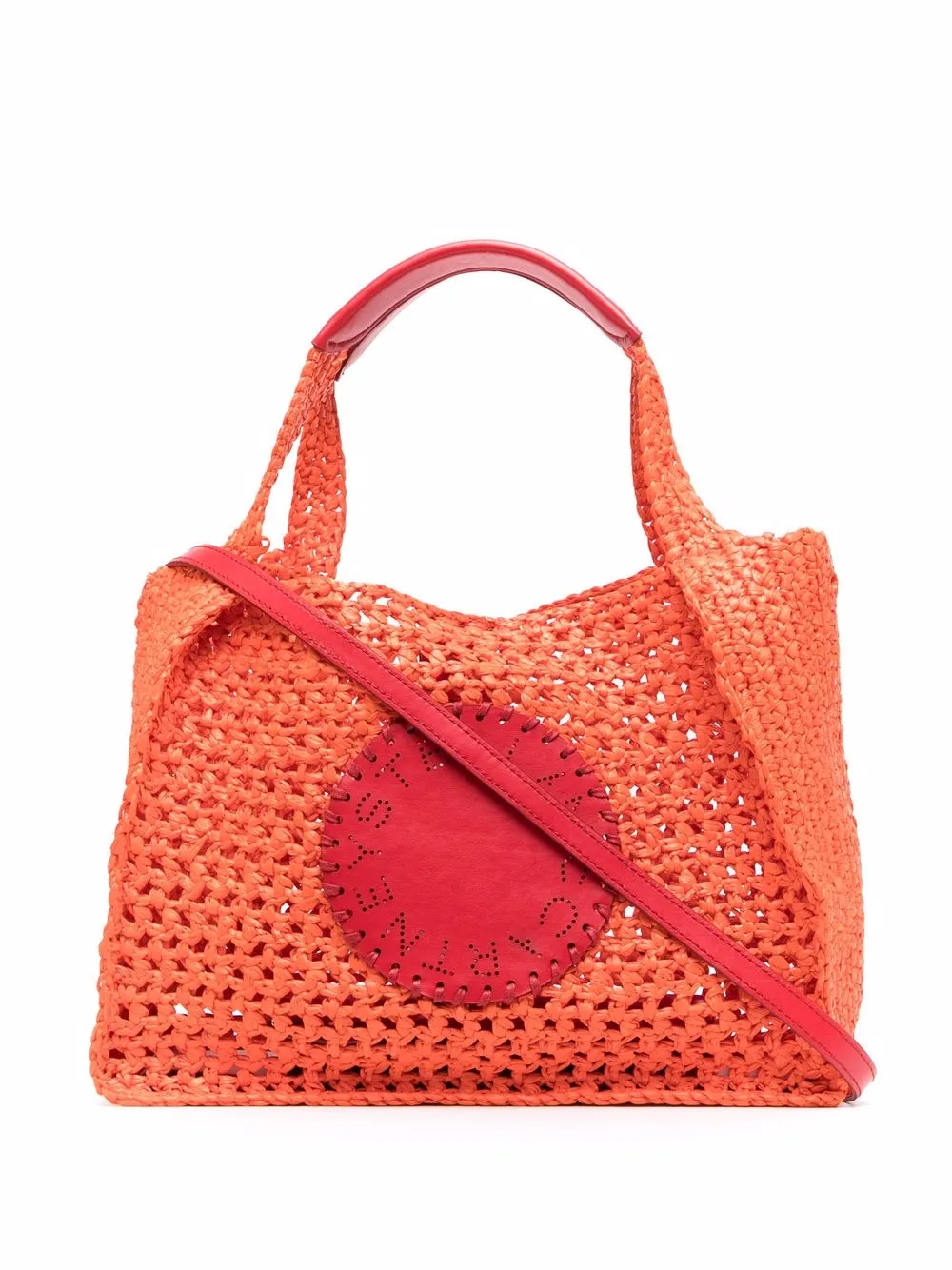 Stella McCartney logo-patch Interwoven Tote Bag - Farfetch