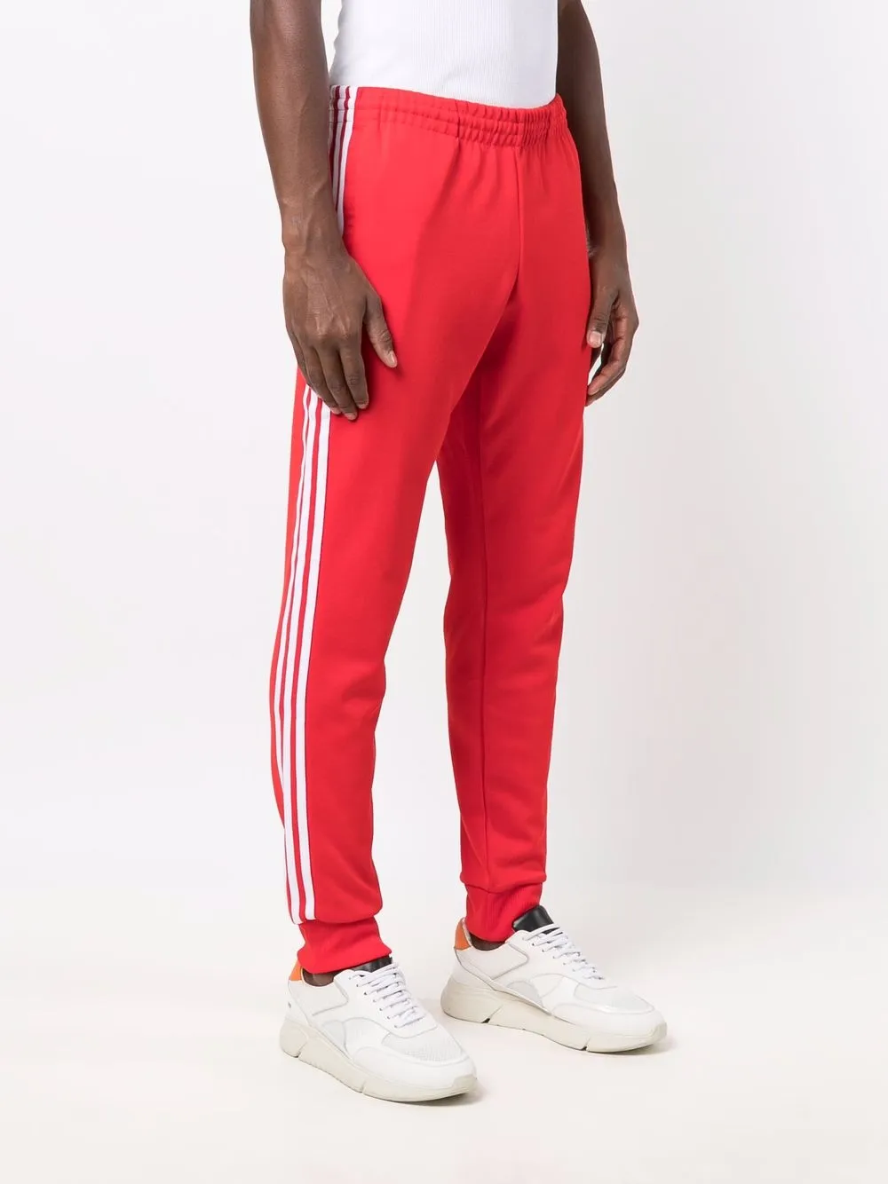 adidas Trainingsbroek met geborduurd logo Rood